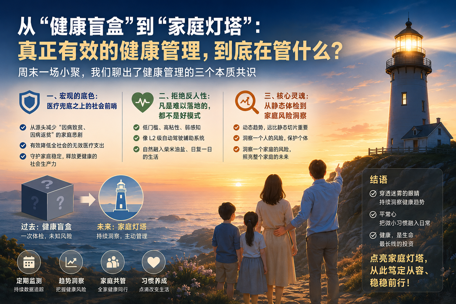 从“健康盲盒”到“家庭灯塔”：真正有效的健康管理，到底在管什么？